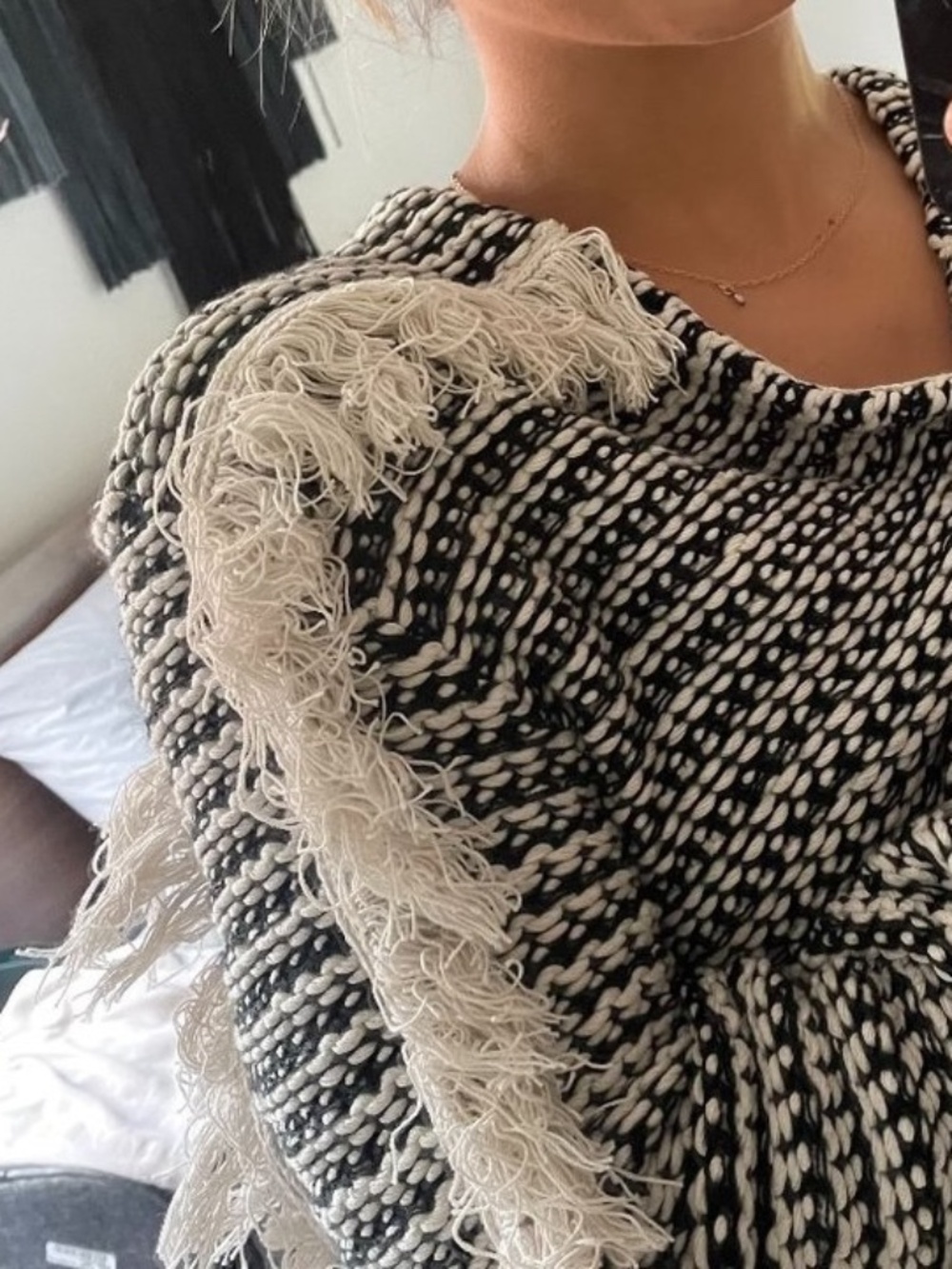 The Jetset Diaries Fringe Kimono Sweater - Picture 9 of 9